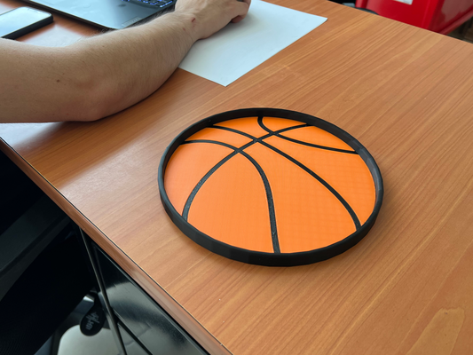 basketball tray by meaf designs household house models organizer catchalltray nba 3d print model - Mito3D