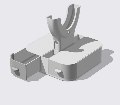 ams light verticale in piedi cassetti remixato by davewilhelm 3d stampante accessori amslite a1 a1mini cassetto 3d print model - Mito3D