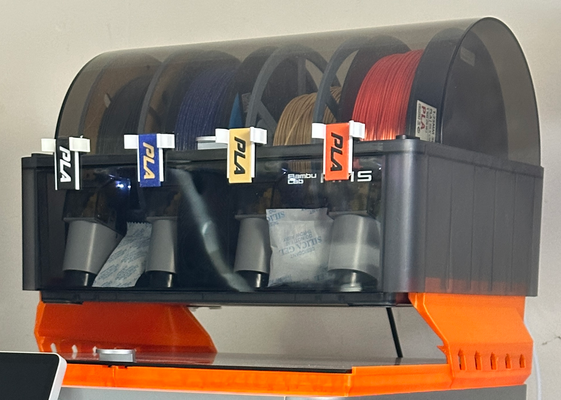 filament agrafe id échantillon remixé by spectregadget 3d imprimante accessoires filamentclip étiquette carte multicolore ams 3d print model - Mito3D
