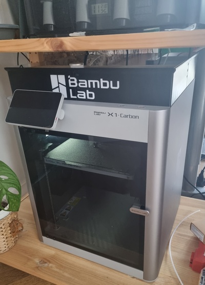 verre riser air purificateurs bambu laboratoire x1c remixé by cuci46 3d imprimante accessoires anycubic bambulab bambulabx1carbonams 3d print model - Mito3D