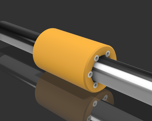 druckbar lm8uu lager 2mm ptfe tube beta spaß projekt by rahmen bildung ingenieurwesen ausdrucke 3d print model - Mito3D