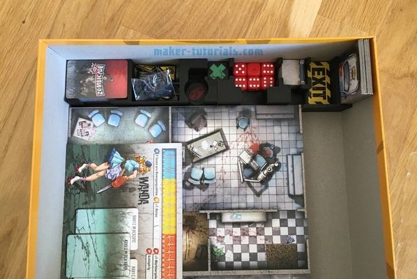 zombicide - season 1token holder by bendim toys & games board tabletop storage storagebox thingiverse 3d print model - Mito3D