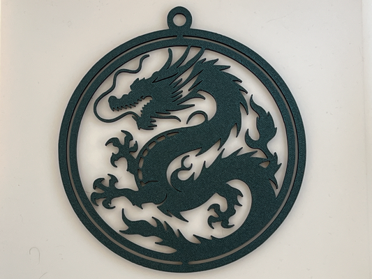 chinês dragão anel cabide by adriangarside casa decoração dragon2024 parede 2d arte muro rt wallhanger wallhanging 3d print model - Mito3D