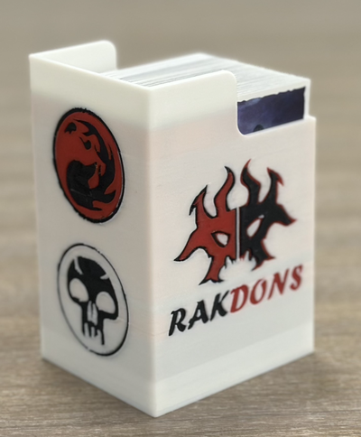 75cards plate forme boîte rakdos conception by caesar0779 loisir diy mtg 3d print model - Mito3D