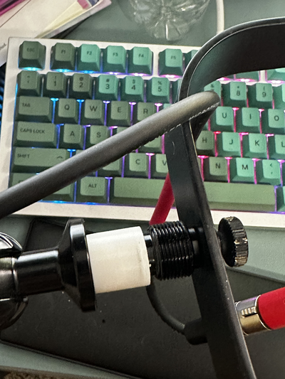 microphone arm washer spacer by dennys hobby & diy 3d print model - Mito3D