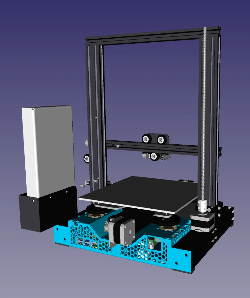 realität ender 3 profi rückseite fall mantel himbeere pi 4 geeignet sprite extruder kabel by unauslöschlich 3d drucker teile mini himbeerpi himbeerpicase raspberrypi4 raspberrypihousing crealityender3 skr ender3pro crealityender3pro v3 e3 skr3 skr3ez koffer 3D print model - Mito3D