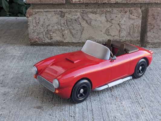 1950s europeo gli sport macchina pineta derby conchiglia by troyster passatempo fai veicoli pinewoodderbycar derby in 3d print model - Mito3D