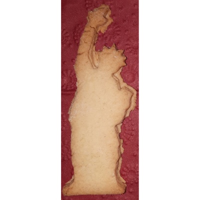 estátua of liberdade biscoitos fofo by olivier3dprint ferramentas aparelhos cortador biscoito 3d print model - Mito3D
