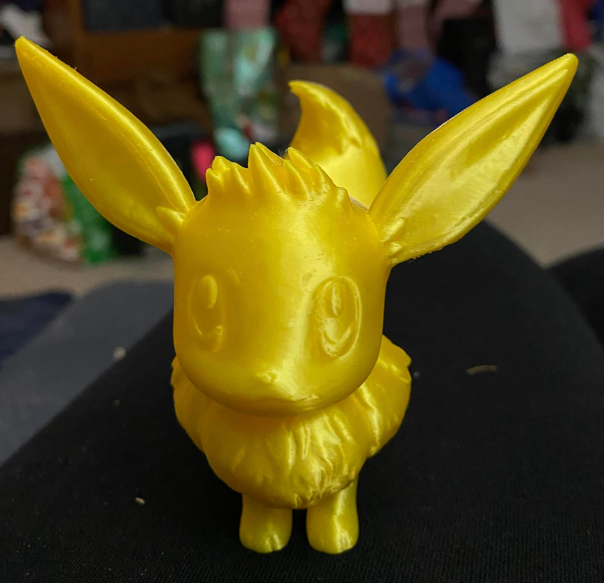 eevee posable cauda by tela arte esculturas pokémon flexi 3D print model - Mito3D