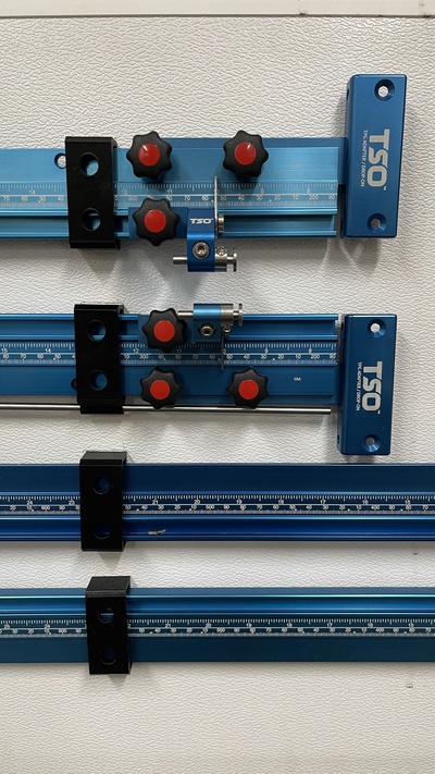 paralela guía rail titulares pista sierras by dave3ddiy herramientas carpintería festool organizacion sierra cadena 3d print model - Mito3D