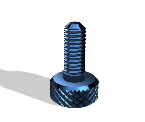 m6 bolt 15mm by smichaud tools hand metric nut thumb screw 3d print model - Mito3D