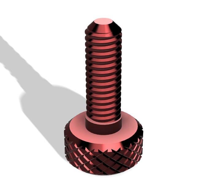 m6 cıvata 18mm by smichaud araçlar el vidalamak fındık başparmak 3D print model - Mito3D