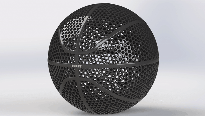 airless basketball v1 by 3dxav loisir diy sport air extérieur nba panier balle ballon wilson équipement jeu jordan koby 3dxtore davidlikestoprint 3d print model - Mito3D