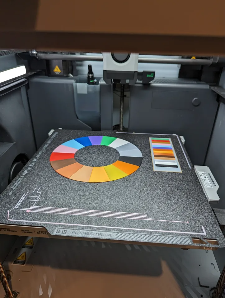 bambu lab ams 16 color test by jonnaylin 3d printer models 3D print model - Mito3D
