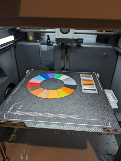 bambu laboratorio ams 16 colore test by jonnaylin 3d stampante modelli 3d print model - Mito3D
