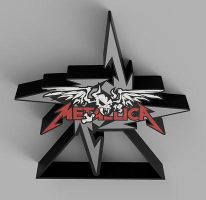 metallica logotipo caixa luz by cruizincris2006 generativo 3d modelo my placa assuntos entrar sandman mestre of fantoches 1 desvaneça to preto sino pedágios uísque in jarra procurar destruir imperdoável i vagar triste combustível virar casa mamãe kirk traça chama clássico rocha n lista 3d print model - Mito3D