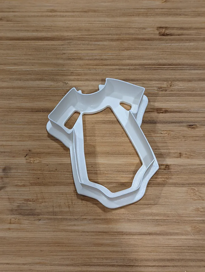 onesie cookie cutter by jonnaylin tools food cookiecutter baby kitchen tool 3d print model - Mito3D