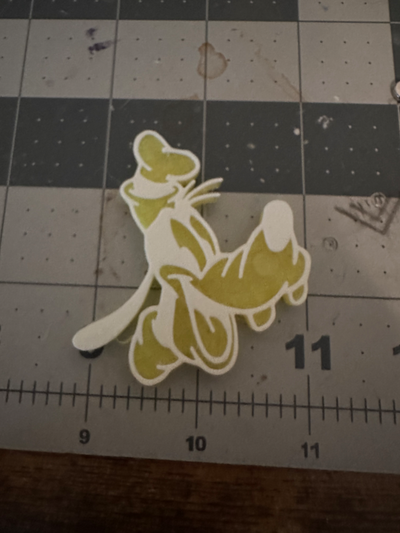 pateta magnético by goldiesvinil arte 2d disnye cão mickey geladeira 3d print model - Mito3D