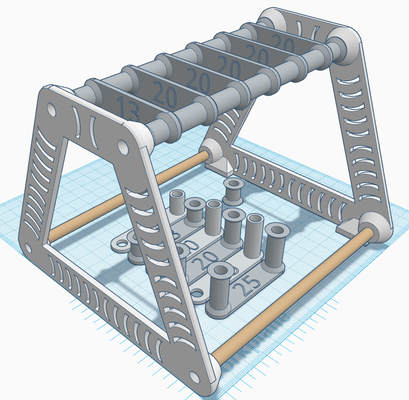 sonsuz pense ayakta durmak by revhazlett araçlar organizatörler tutucu sehpası 3d print model - Mito3D