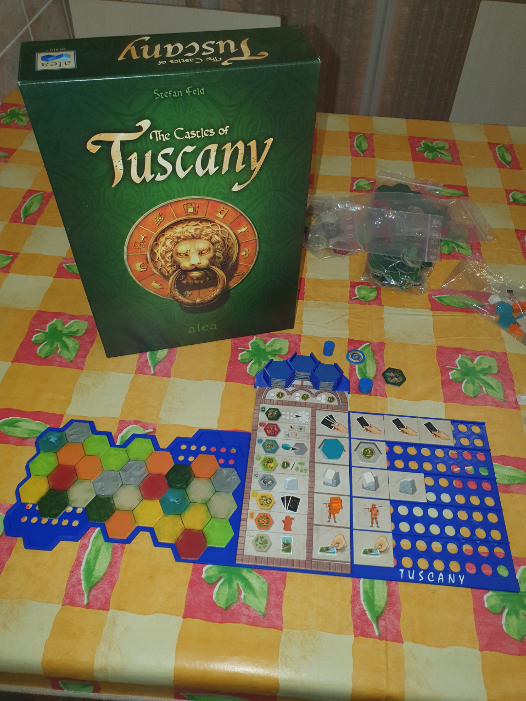 organisateur toscane planche jeu joueur gioco in scatola by passion 3d jouets jeux 3D print model - Mito3D