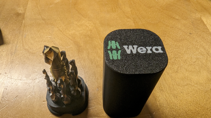 bit titulaire soutien wera by richard steinbacher outils main percer trieur petit 3d print model - Mito3D