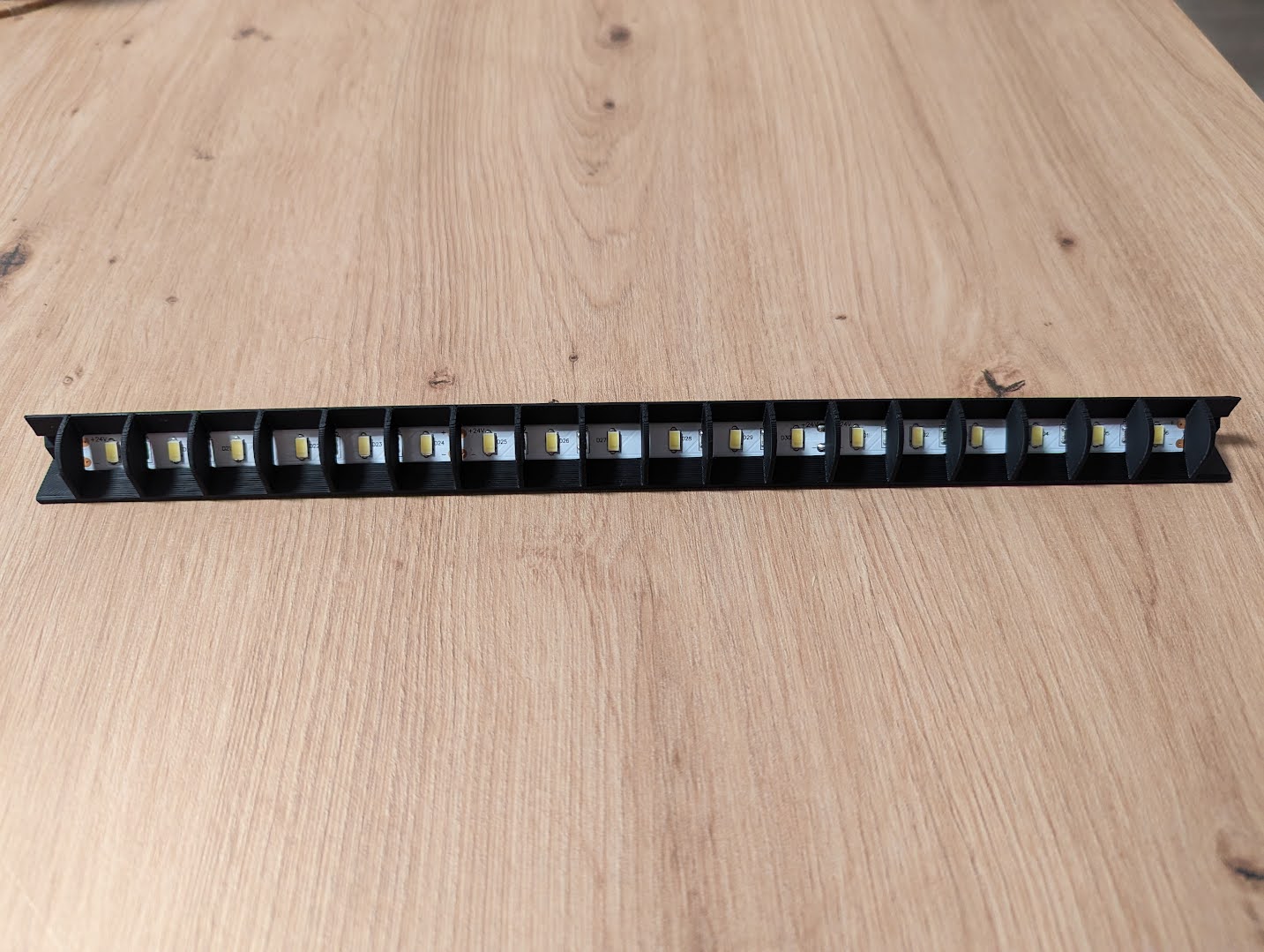 voron 24 led bar remixed by michald 3d printer parts ledbar ledbarmount caselight 3D print model - Mito3D