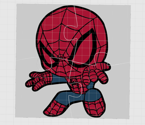 spider-man puzzle by slowpoke's workshop toys & games puzzles spidy spider man fun kids 3d print model - Mito3D