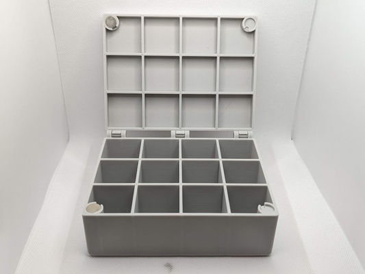 paramétrique articulé boîte diviseurs magnétique fermeture remixé by madmax3d outils organisateurs couvercle diviseur conception 3d print model - Mito3D
