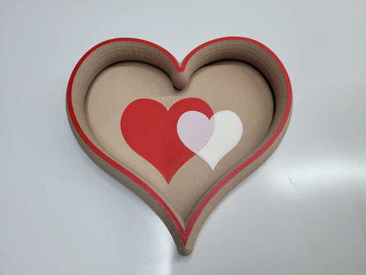 cœur bol by speedy06 outils organisateurs panier plateau saint valentin 3d print model - Mito3D