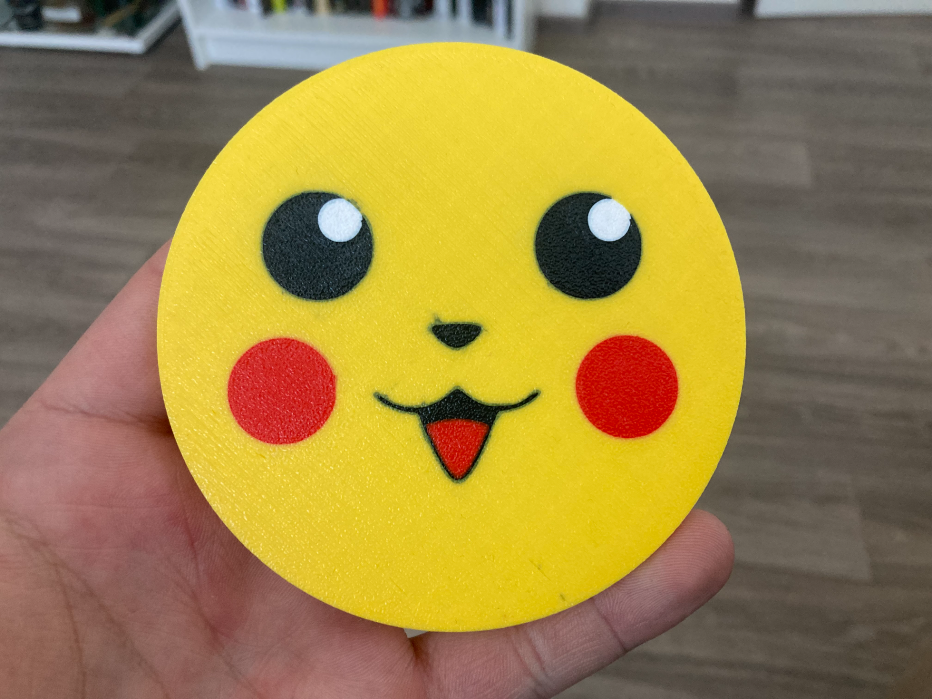 pokemon pikachu sottobicchiere by yakubhroch arte 2d 3D print model - Mito3D