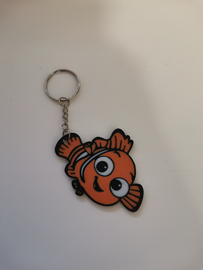 nemo multicolor keychain by bt3d printing art signs & logos 3d print model - Mito3D