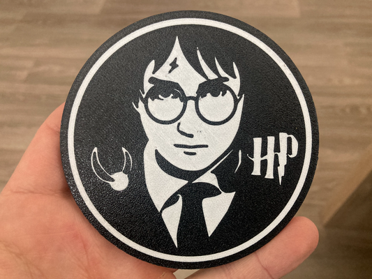 harry potier mouchard coaster by yakubhroch art 2d 3d print model - Mito3D