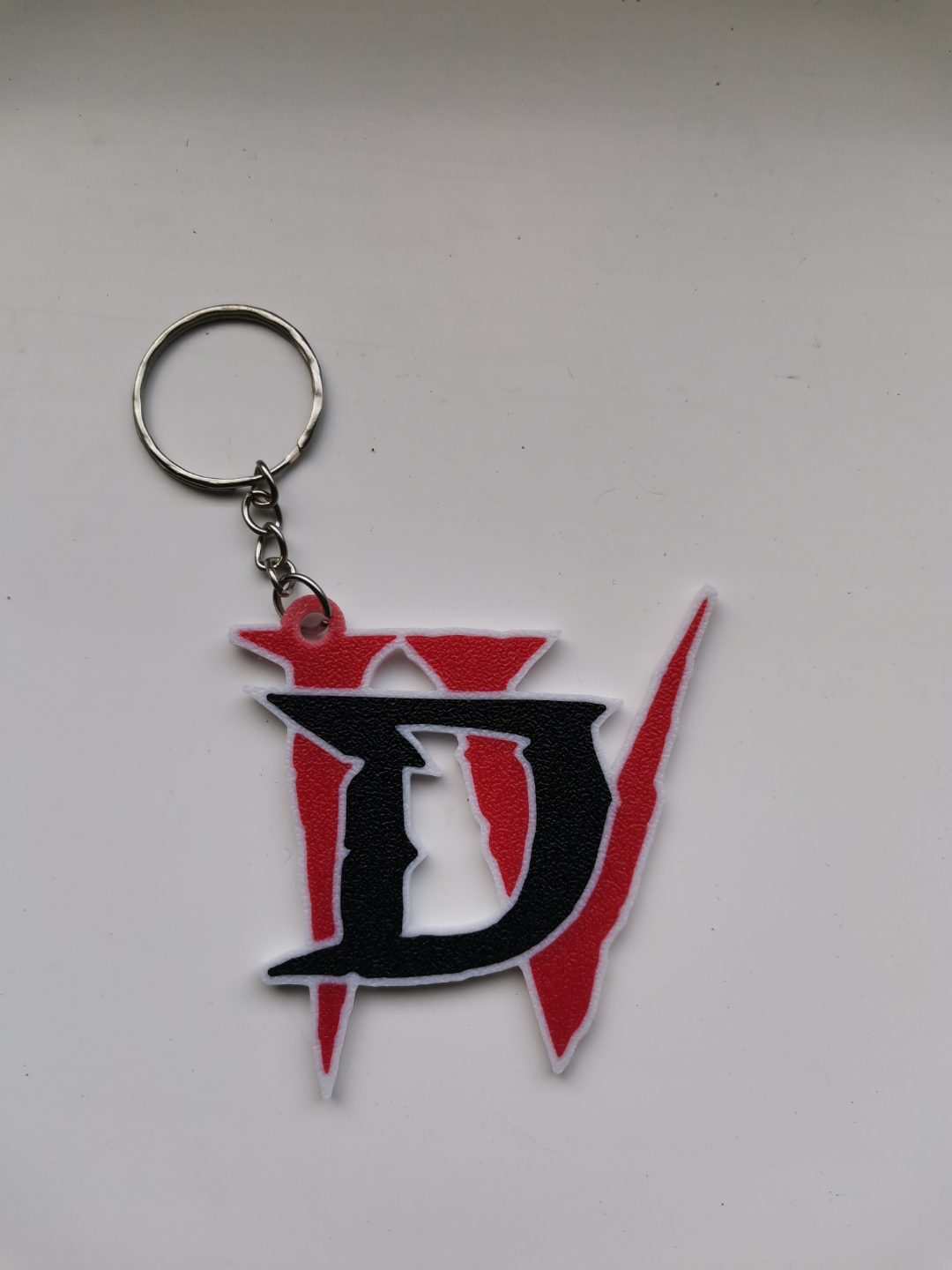 diablo iv logo keychain by bt3d printing art signs & logos 4 game 3D print model - Mito3D