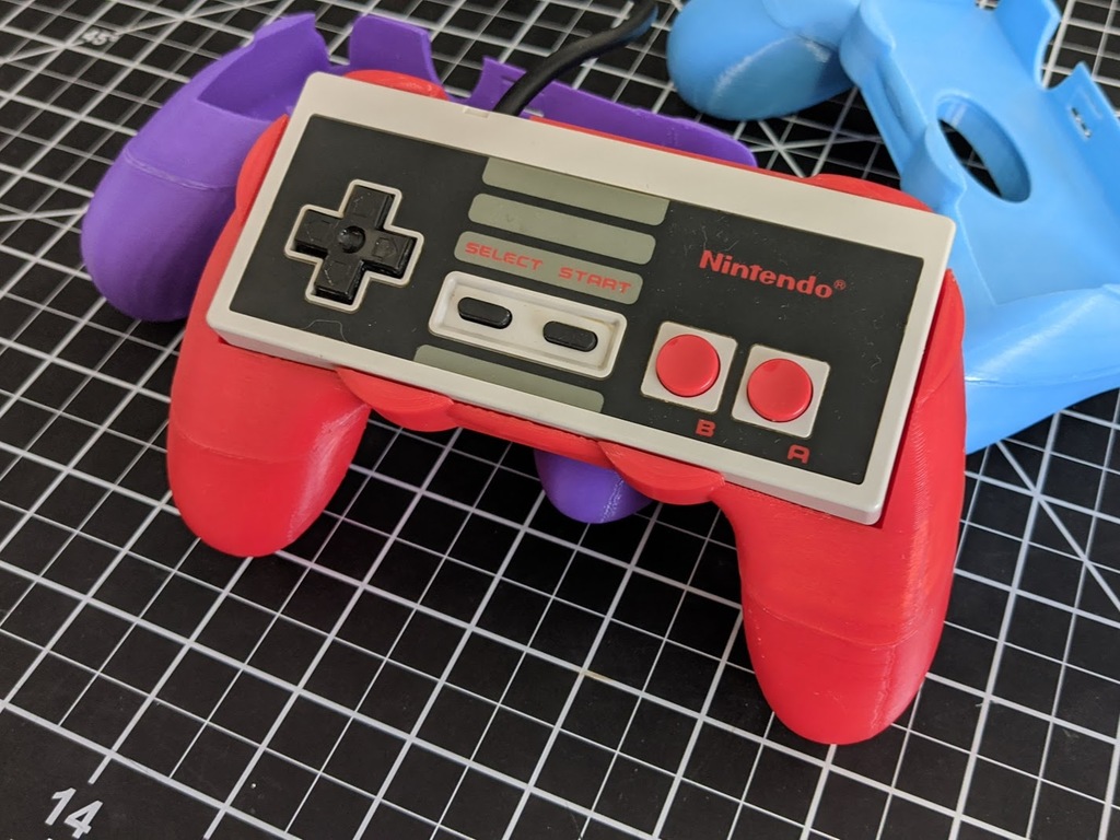 nes controlador apretón by donald refranes herramientas artilugio thingiverse 3D print model - Mito3D