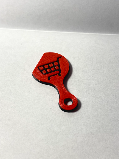 shopping cart removable coin by augustas tools hand hack euro keychain convenient shopingcart shoppin key 3d print model - Mito3D