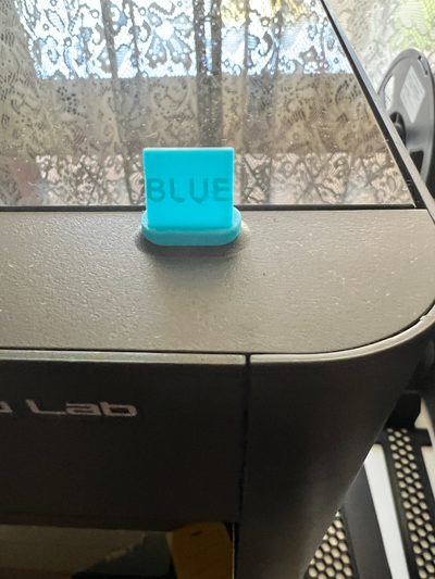 p1 serie enchufe identificar by australiano 3d hacedores impresora accesorios p1p p1s identificación 3d print model - Mito3D