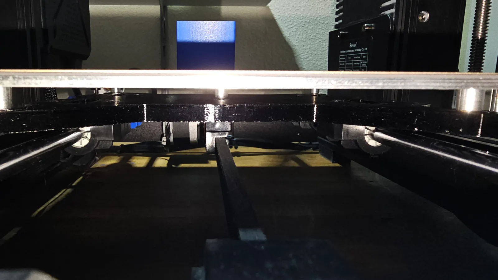 sovol sv06 y-bed carriage 4 bearing of 3 remixed by johan501 3d printer parts bed ycarriage bedcarriage sovolsv06 bearings drylin 3D print model - Mito3D