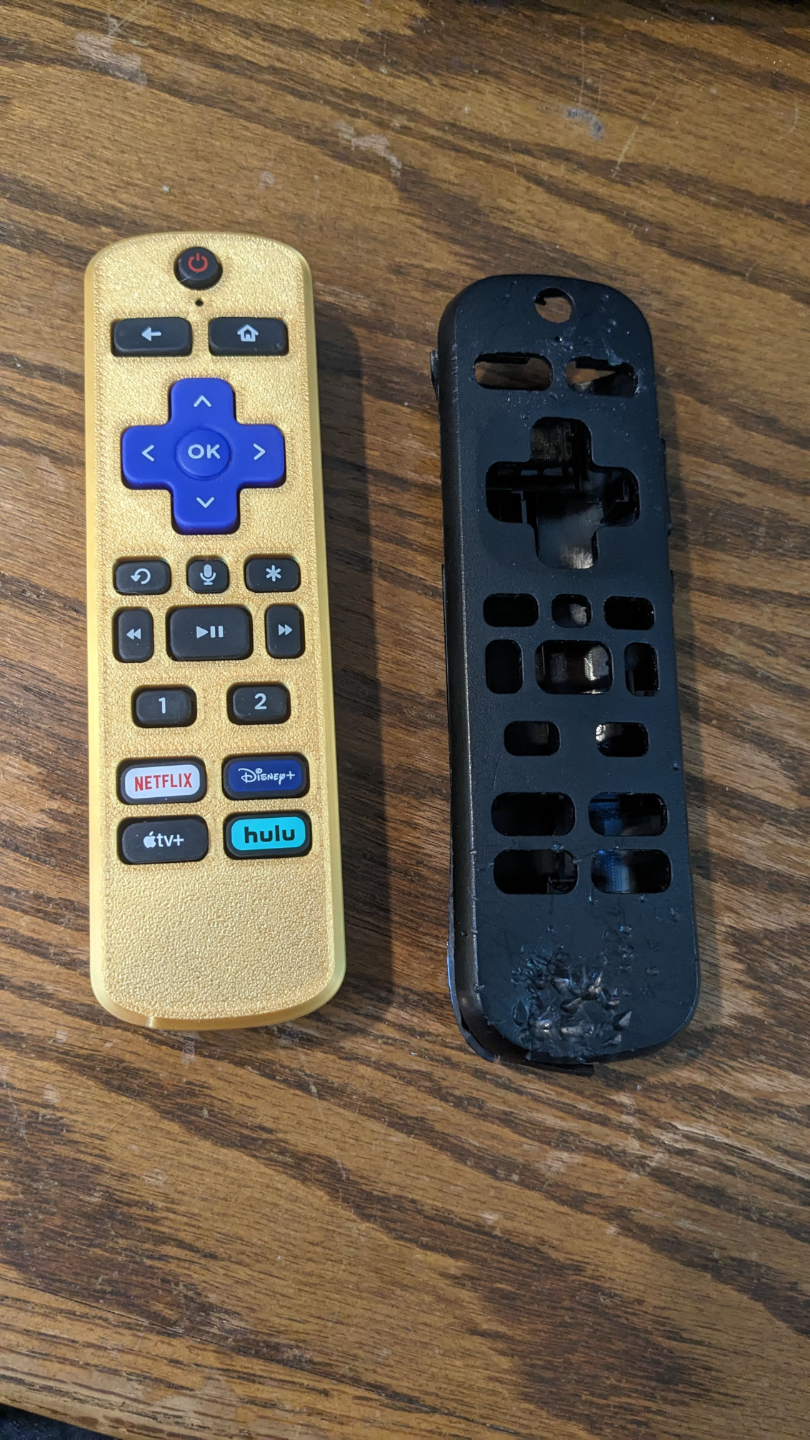 roku ses uzak by biraz uçmuş hobi kendin yap elektronik uzaktan kumanda tvremote 3D print model - Mito3D