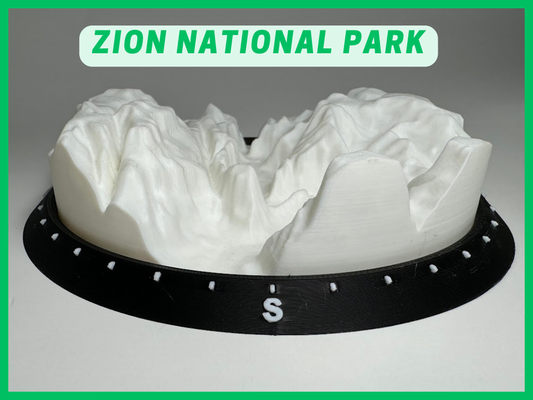 zion ulusal park küçük topo 3d by 3dfolio eğitim coğrafya melekler iniş topografya ölçek model 3d print model - Mito3D