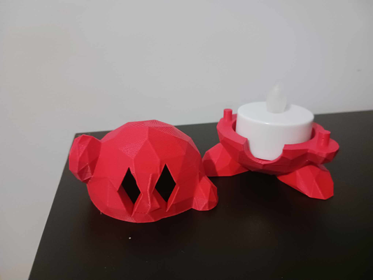 kirby polly decorazione lanterne inutile remixato by manager arte modelli dimenticato sbarcare supporto facile giocattolo lowpoly luce candela tè ragazzo guidato regalo fdm 3d print model - Mito3D