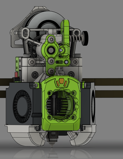 bambulab hotend montar puntaje cabeza herramienta remezclado by limak 3d impresora partes voron xol2 xoltoolhead 3d print model - Mito3D