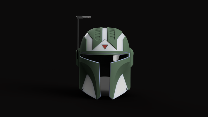 merc personalizzato inviare imperiale casco by starbug oggetti scena cosplay maschere caschi mandalorian postimperiale guerre stellari 3d print model - Mito3D