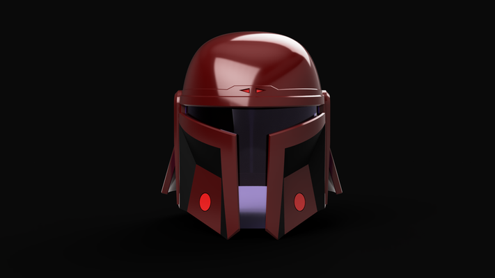 bushido personalizadas postar imperial capacete by percevejo adereços cosplays máscaras capacetes mandaloriano pós guerra estrelas 3d print model - Mito3D