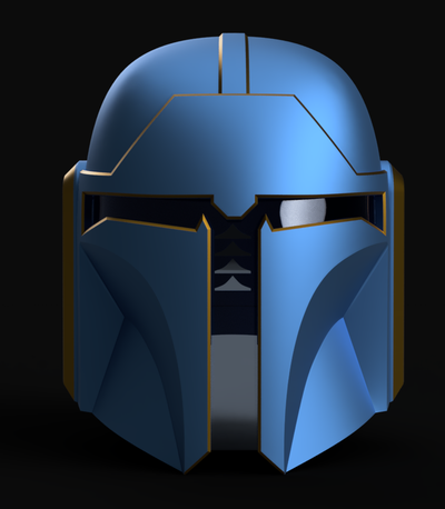 cerbero personalizzato inviare imperiale casco by starbug oggetti scena cosplay maschere caschi mandalorian postimperiale guerre stellari 3d print model - Mito3D