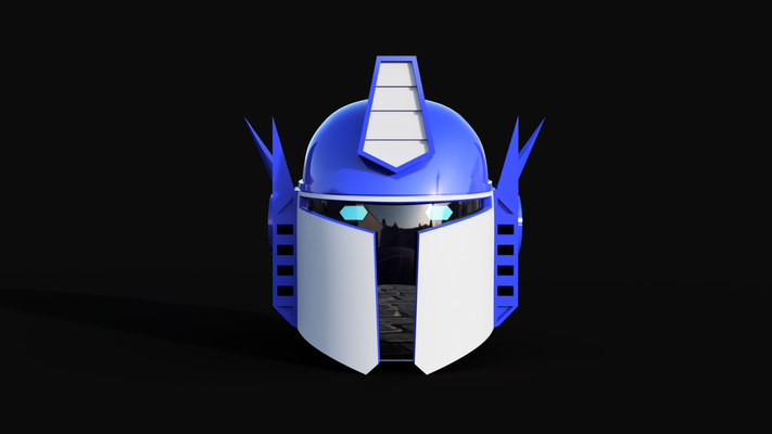 mandalorioso by starbug oggetti scena cosplay maschere caschi casco mescolare optimus prime guerre stellari themandalorian trasformatori 3d print model - Mito3D