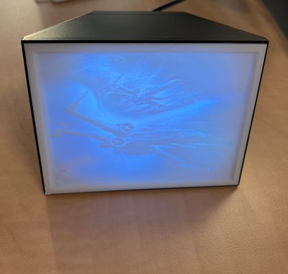 wing starfighter lithophan star kriege lampe rahmen by x1cccc generativ 3d modell hutschmiede led schnell 3d print model - Mito3D