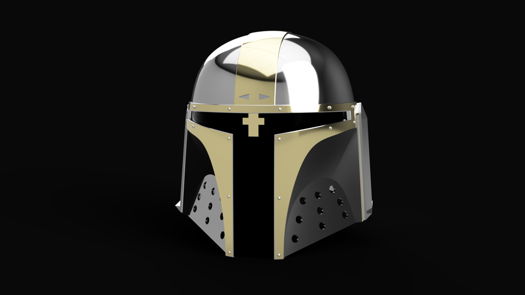 mando kask paladin by yıldız böceği sahne cosplays maskeler kasklar mandaloryalı yıldız savaşları 3D print model - Mito3D