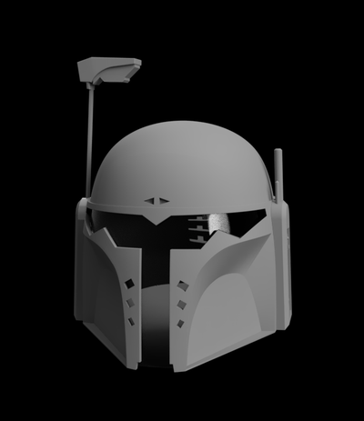 custom heavy ot style mando by starbug props & cosplays masks helmets helmet starwars 3d print model - Mito3D