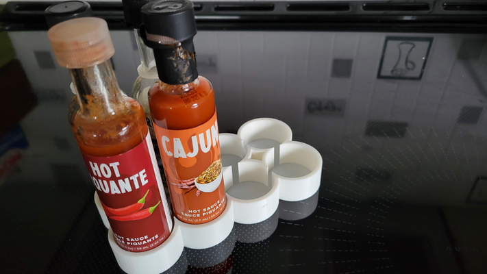 supporto caldo salsa in frigo by berdenventure utensili organizzatori suport 3d print model - Mito3D