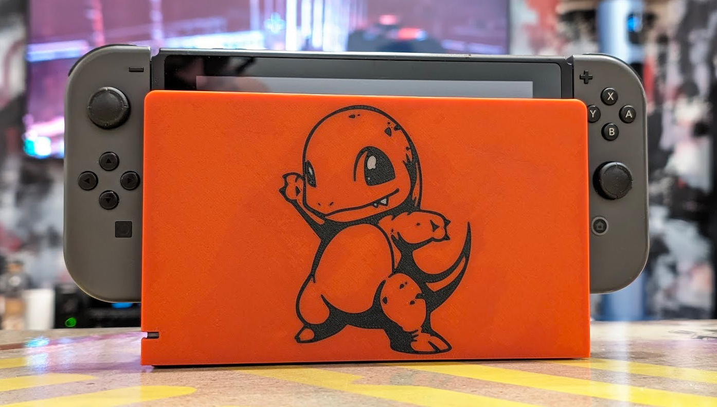 nintendo değiştirmek rıhtım örtmek kılıf charmander by angry p1p araçlar gadget'lar pokemon 2dart 2d sihirbaz anahtarı 3D print model - Mito3D